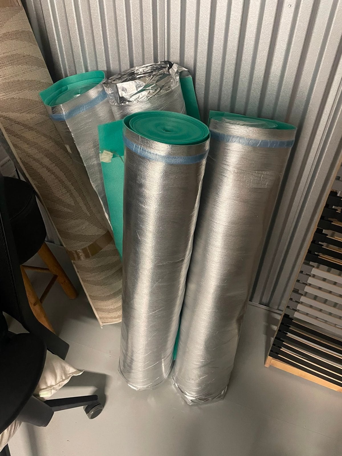 Silver Sound Eliminator ondervloer - 4 rollen (60m²), Ophalen, Nieuw, 50 tot 75 m², Zilver