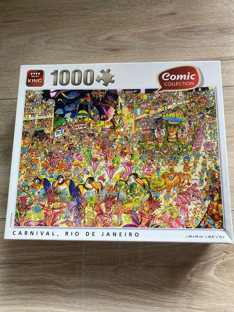 King Comic Collection puzzel 1000 stukjes, Ophalen, 500 t/m 1500 stukjes, Zo goed als nieuw, Legpuzzel