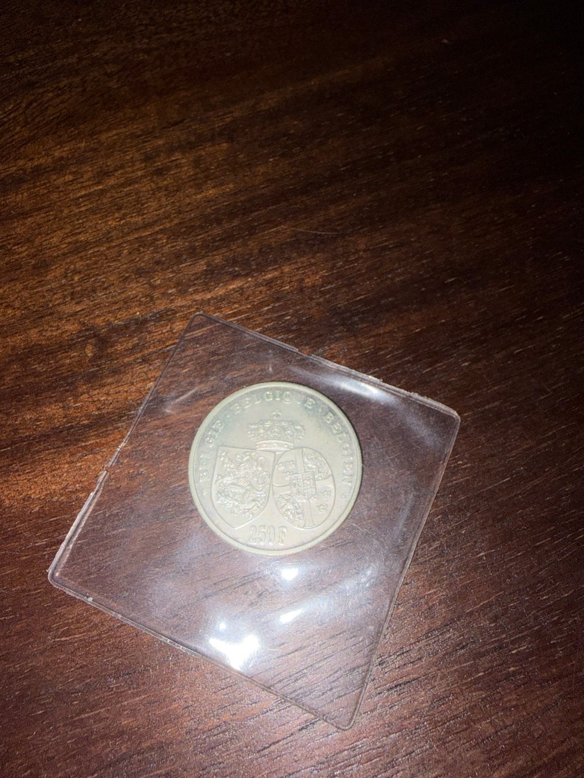 250F Belgische Frank Munt (Astrid Regina Belgarum 1935-1995), België, Ophalen of Verzenden, Losse munt, 2 euro