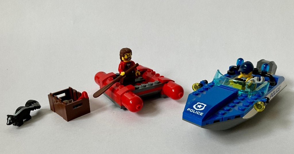 Lego City 60176 Wilde rivierontsnapping politiespeedboot, City, Lego, Inclusief instructies, Ophalen of Verzenden