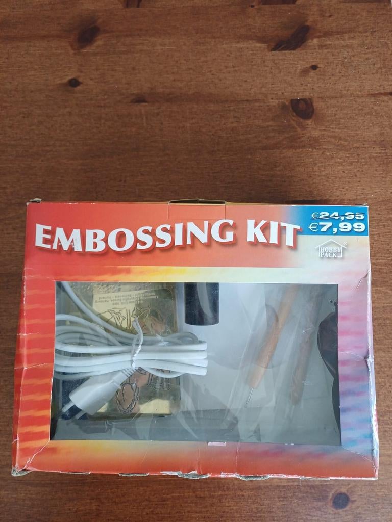 Embossingkit, Hobby en Vrije tijd, Ophalen, Nieuw, 1:72 tot 1:144, Overige merken