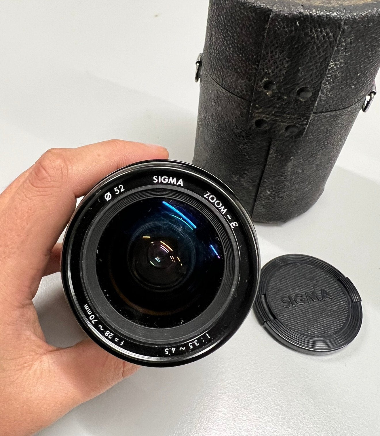 Sigma Zoom-E 1:3.5-4.5 f= 28-70 Multi-Coated + Canon adapt., Sigma, Ophalen of Verzenden, Zo goed als nieuw, Zoom