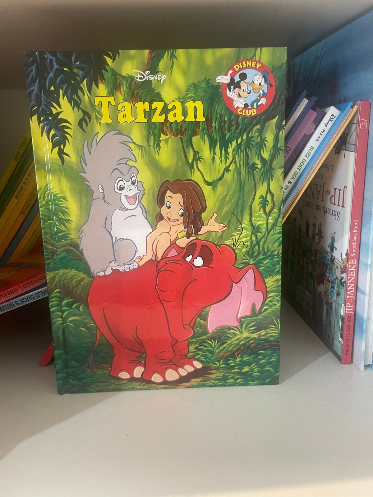 Disney Boekenclub - Tarzan, Verzamelen, Ophalen of Verzenden, Overige figuren, Gebruikt, Papier, Kaart of Schrift