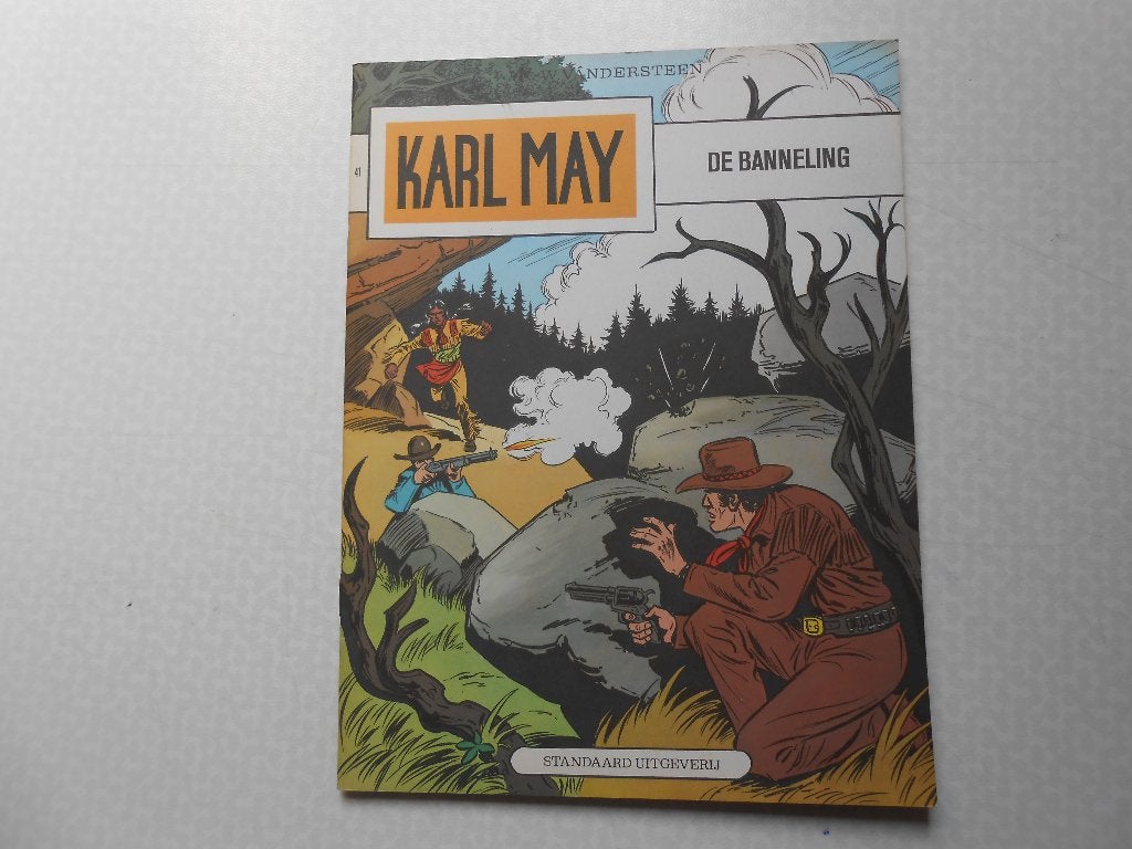 Karl may 41 De banneling 1975 1 ste druk., Boeken, Stripboeken, Willy Vandersteen, Eén stripboek, Nieuw, Ophalen of Verzenden