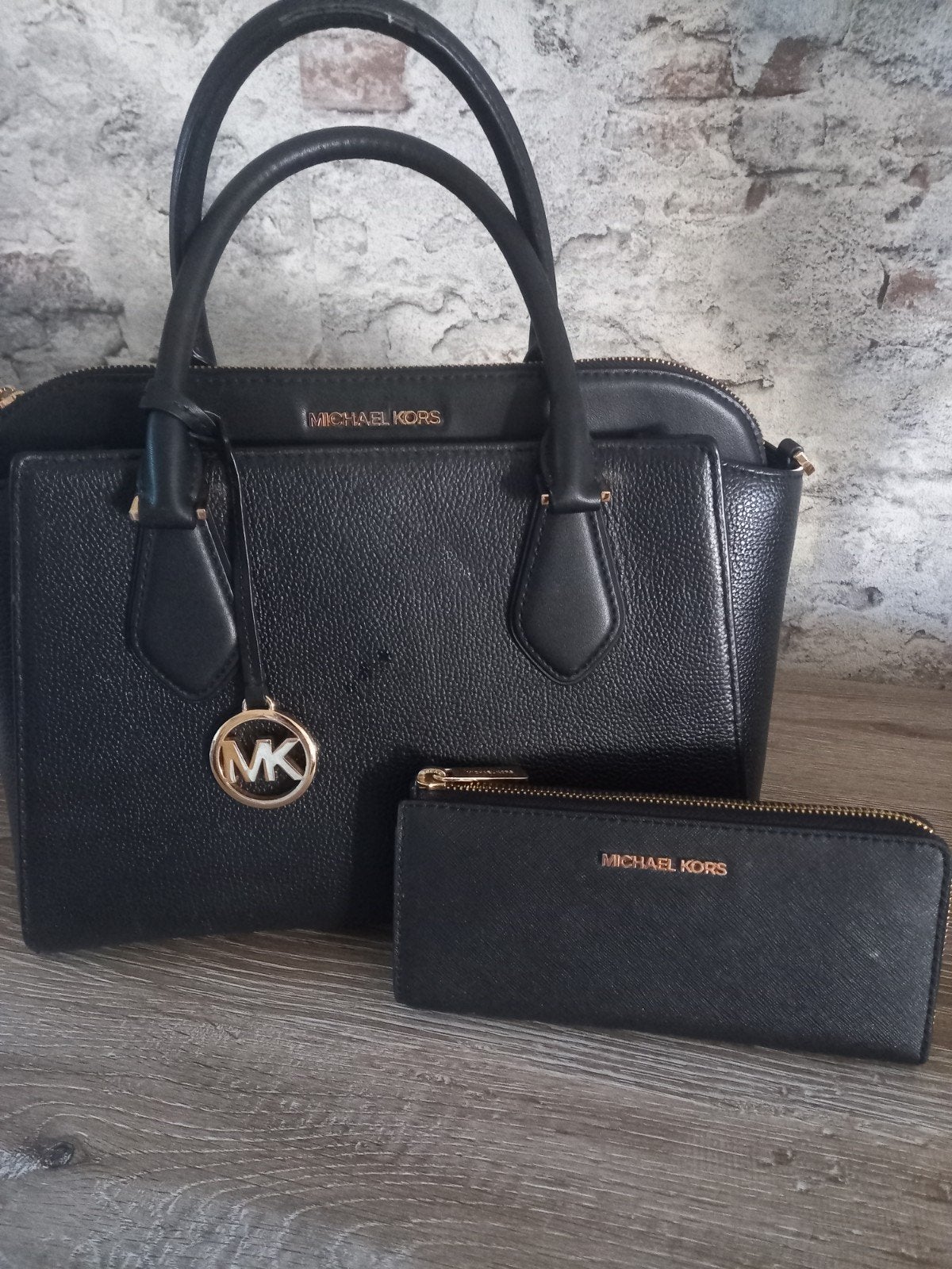 Originele Michael Korse tas, Sieraden, Tassen en Uiterlijk, Tassen | Damestassen, Ophalen of Verzenden, Zo goed als nieuw, Zwart