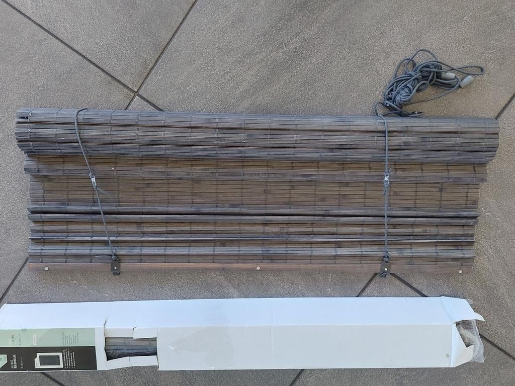 Rotan rolgordijn 90 breed rolgordijnen biezen mat, Ophalen of Verzenden, Nieuw, 50 tot 100 cm, 150 tot 200 cm
