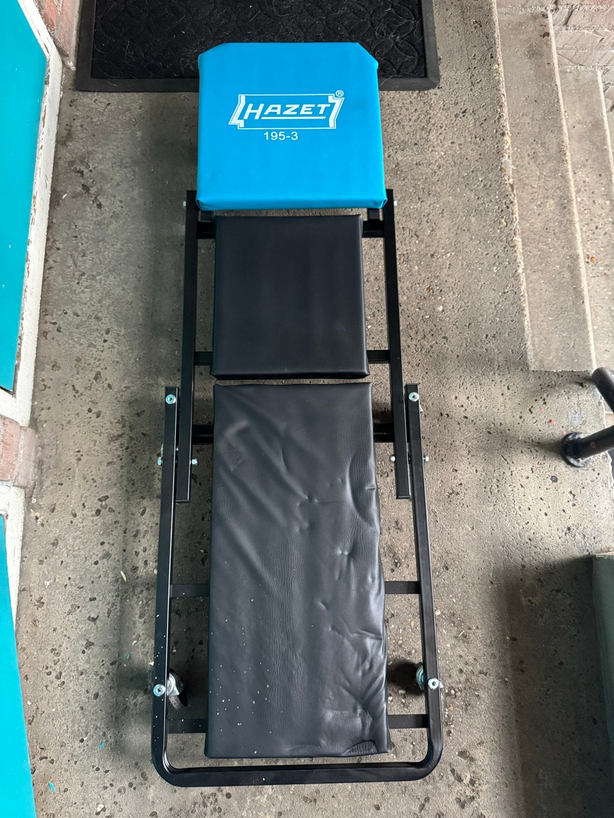 Hazet 195-3 Werkplaatskruk / Ligkar, Ophalen, Gebruikt