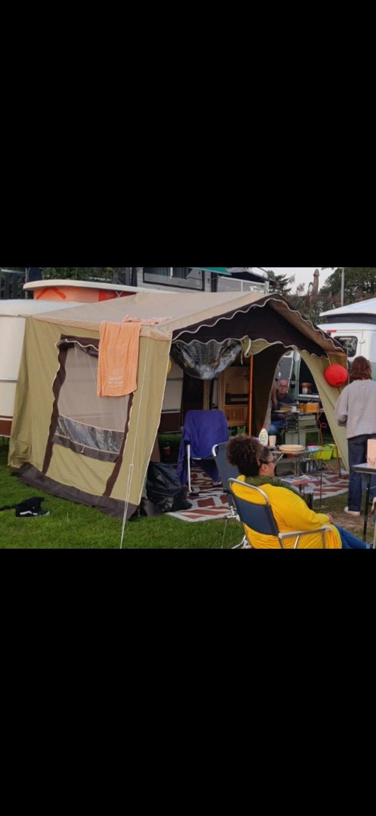 Eriba Hymer Originele retro voortent Lengte pees ong 320 cm, Ophalen
