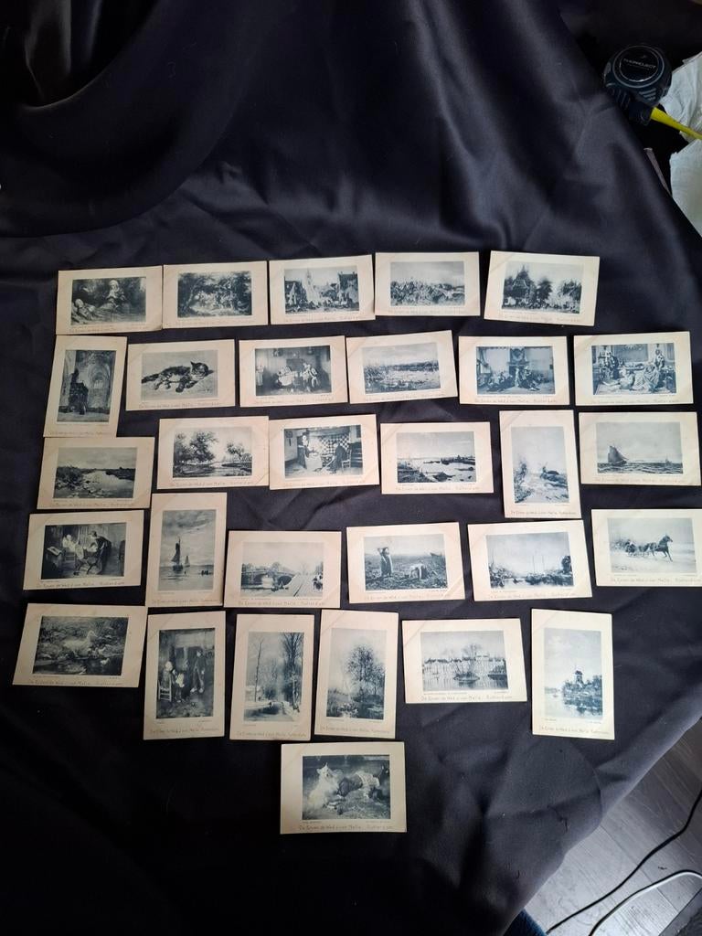 30 Plaatjes Hollandsche Kunst 1903 De Erven de Wed. V. Nelle, Ophalen of Verzenden