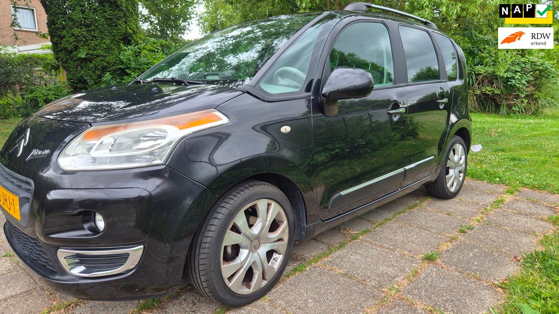 Citroen C3 Picasso 1.4 VTi Exclusive NETJES AIRCO APK, Voorwielaandrijving, 15 km/l, Gebruikt, Zwart