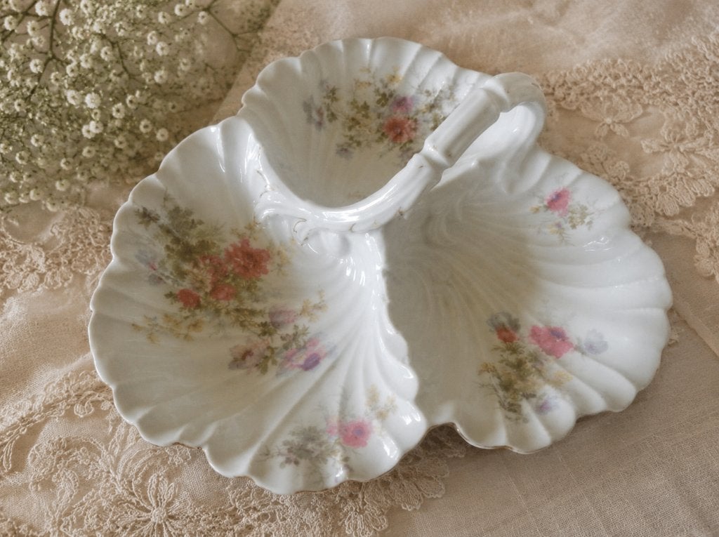 Soezenschaal , ook voor hapjes Limoges, Lanternier, ca 1900, Ophalen of Verzenden