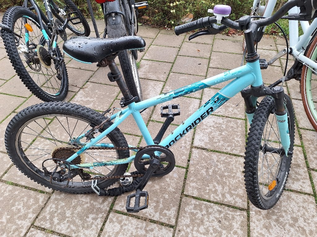 Rockrider 20 inch, Fietsen en Brommers, Ophalen, Gebruikt, Velgrem, Versnellingen