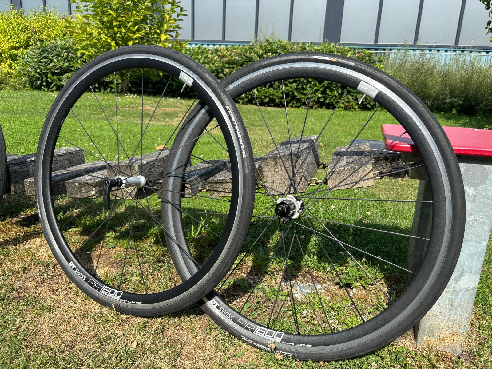 DT Swiss PR 1600 Spline racefiets wielen, Gebruikt, DT Swiss, Aluminium, Racefiets