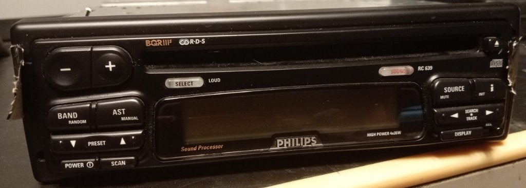 Philips autoradio met CD speler, Auto diversen, Autoradio's, Ophalen of Verzenden, Gebruikt
