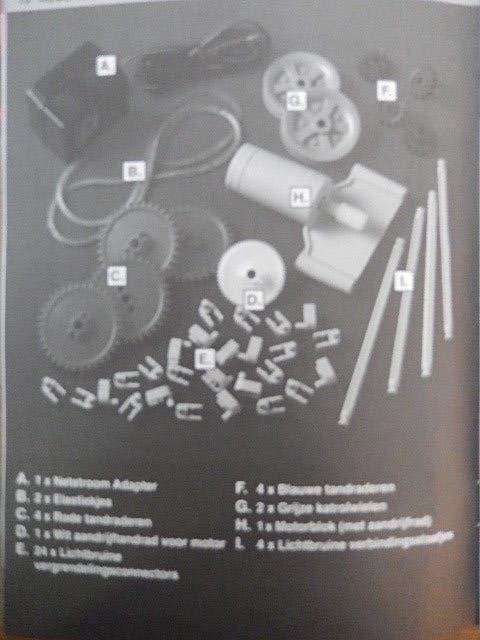 knex motortje 230 volt, Kinderen en Baby's, Speelgoed | Bouwstenen, Ophalen of Verzenden, Zo goed als nieuw, K'nex