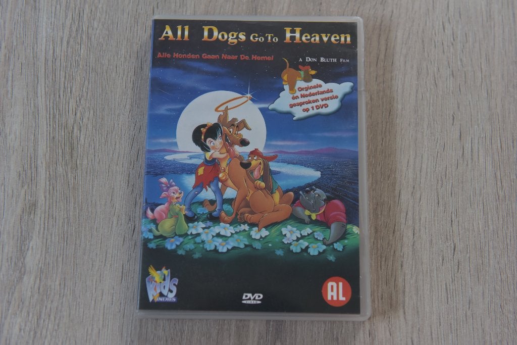 ALL DOGS GO TO HEAVEN === ALLE HONDEN GAAN NAAR DE HEMEL, Cd's en Dvd's, Dvd's | Tekenfilms en Animatie, Tekenfilm, Verzenden