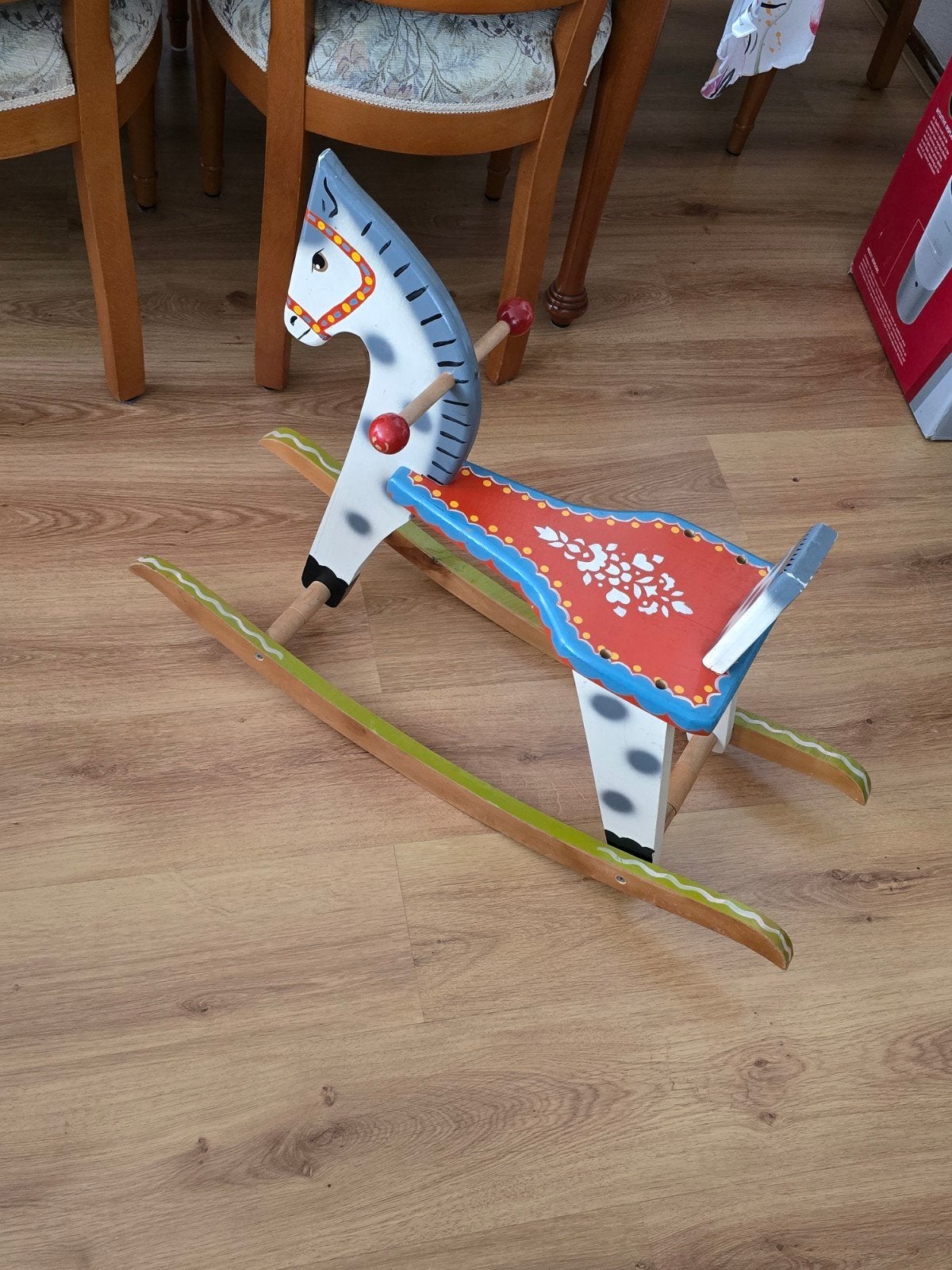 Prachtige Vintage Houten Hobbelpaard (cadeautip), Kinderen en Baby's, Speelgoed | Houten speelgoed, Ophalen, Zo goed als nieuw
