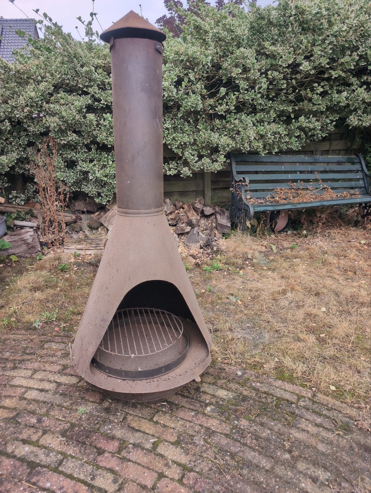 buiten kachel, Ophalen