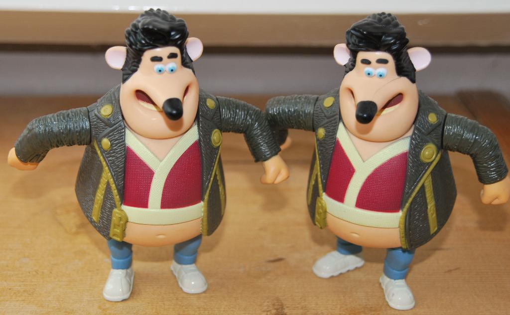 2x Rat Sid (Flush away), Ophalen of Verzenden, Nieuw, Film, Actiefiguur of Pop