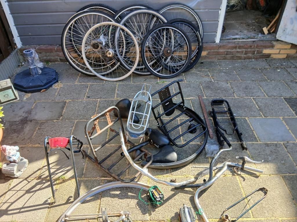 fiets onderdelen, Ophalen, Gebruikt