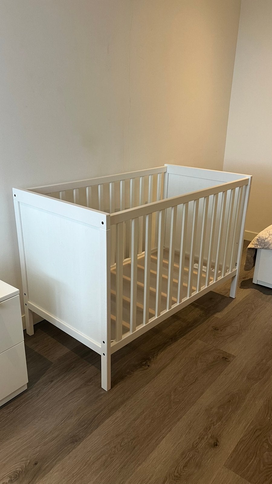 IKEA SUNDVIK ledikant (60x120 cm), Ophalen, Zo goed als nieuw, Lattenbodem, Minder dan 140 cm