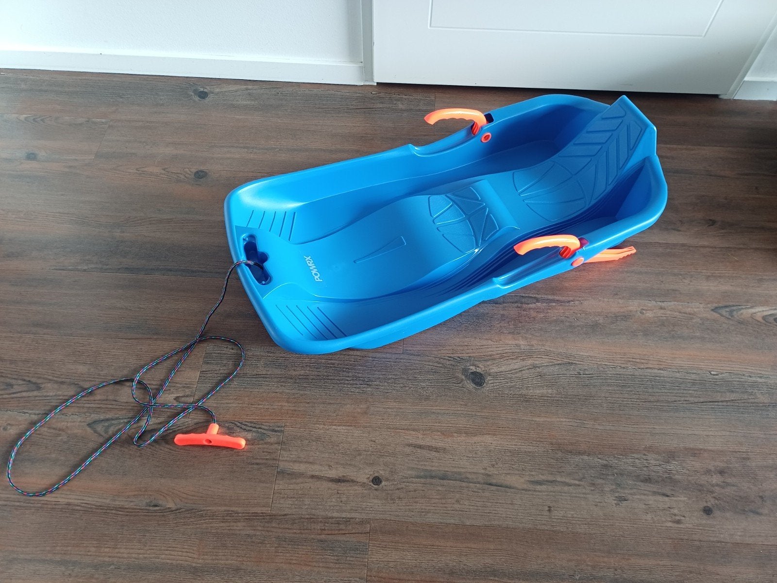 POWRX Kinderslee Slee voor Sneeuw – 10 stuks beschikbaar, Ophalen, Rugleuning, Nieuw, Kunststof