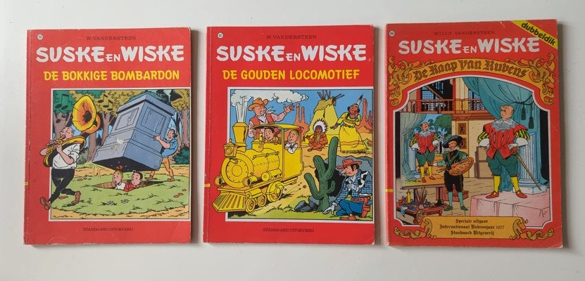 17 x  Suske en Wiske, Ophalen of Verzenden, Gelezen, Stripboeken