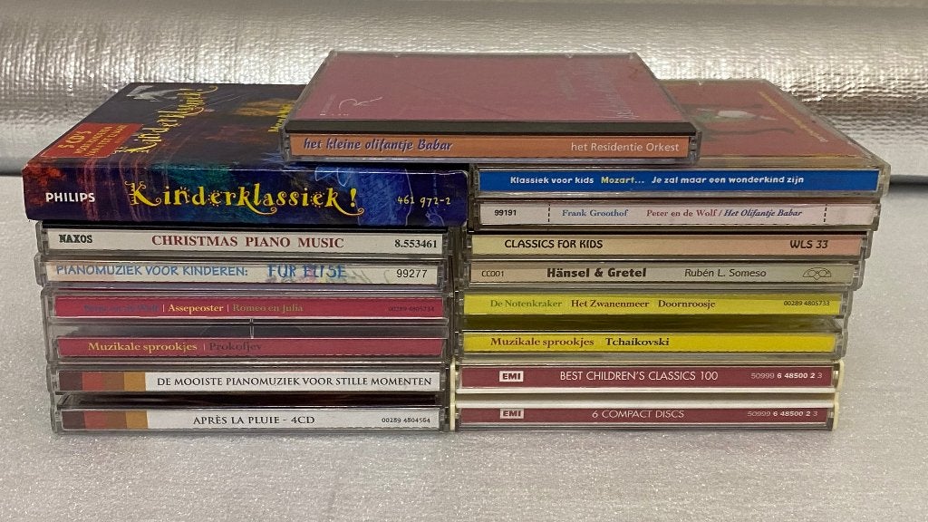 partij van 28 cd's Klassiek voor KInderen, Cd's en Dvd's, Gebruikt, Overige typen, Ophalen of Verzenden, Romantiek