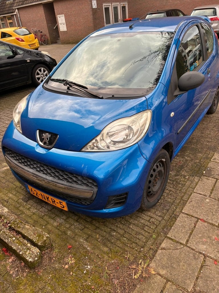 Peugeot 107 1.0 12V 3DR 2010 Blauw, Voorwielaandrijving, Stof, 68 pk, Origineel Nederlands