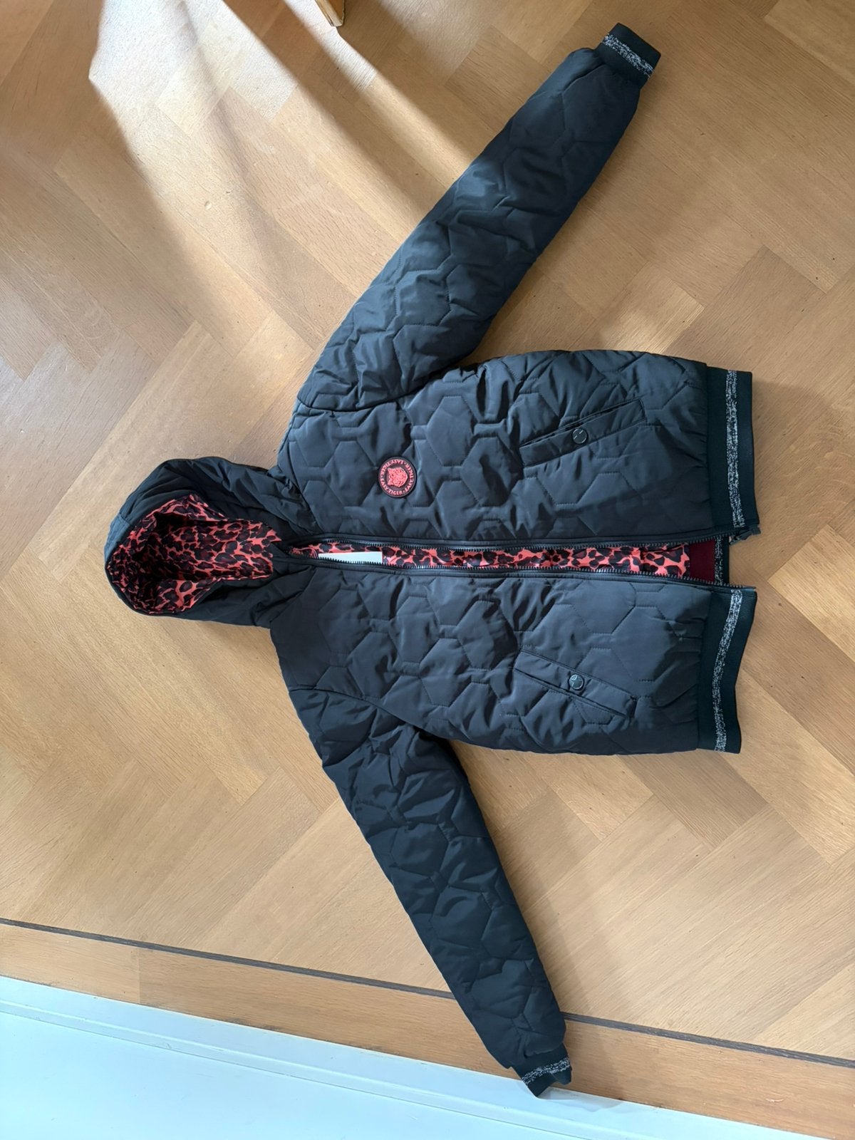 Meisjes winterjas WE reversible maat 158/164, Ophalen of Verzenden, Nieuw, Maat 158