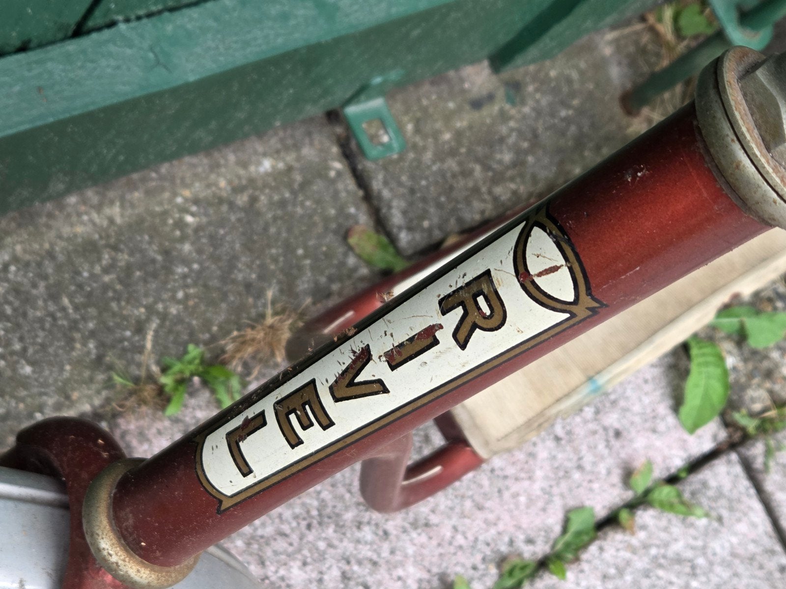 Vintage Rivel step - Klassieke autoped met bagagedrager, Fietsen en Brommers, Steps, Ophalen, Gebruikt, Gewone step, Rivel