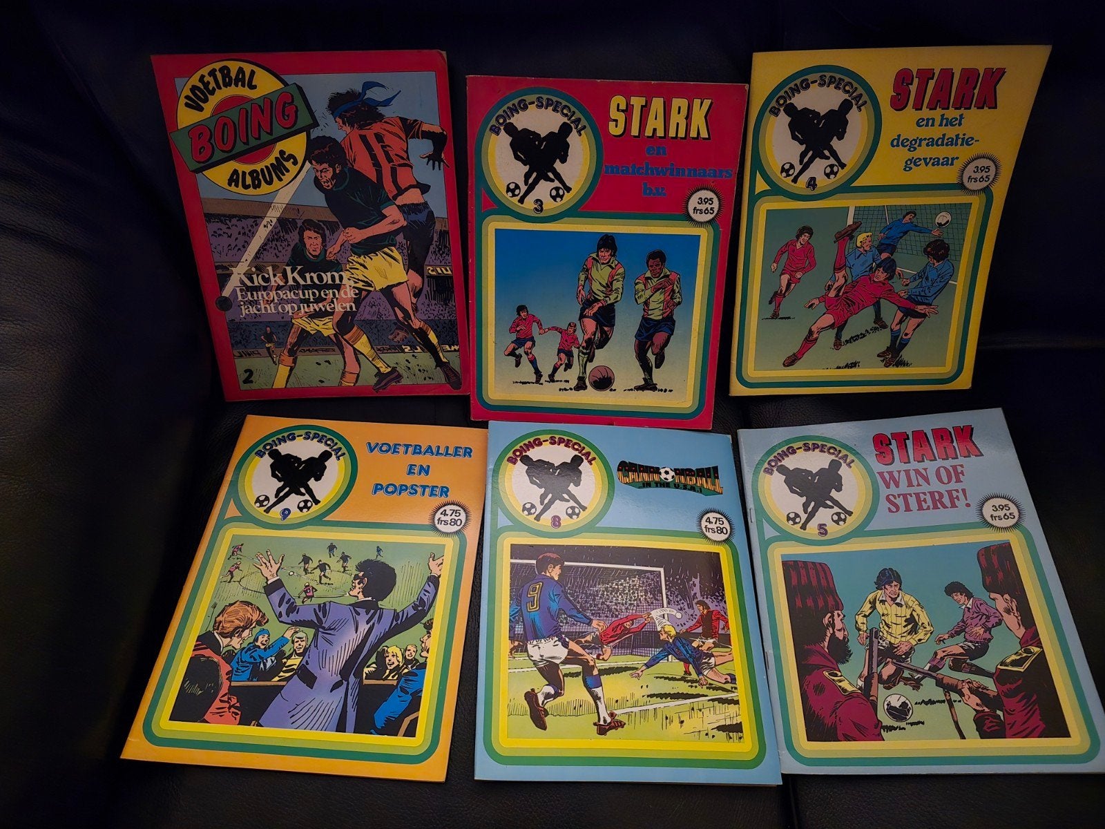 Boing voetbalstrips 6 stuks, Meerdere stripboeken, Ophalen of Verzenden, Zo goed als nieuw