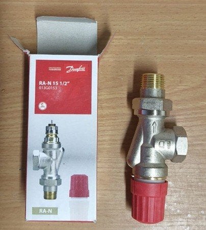 Danfoss RA-N 15 1/2 013G0153 Radiatorventiel Nieuw, Minder dan 30 cm, Nieuw, Minder dan 60 cm, Ophalen of Verzenden