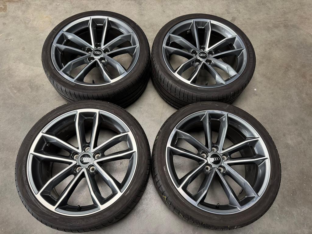 19 inch Origineel Audi A5 S5 F53 F57 Velgen met zomerbanden, 19 inch, 255 mm, Banden en Velgen, Nieuw