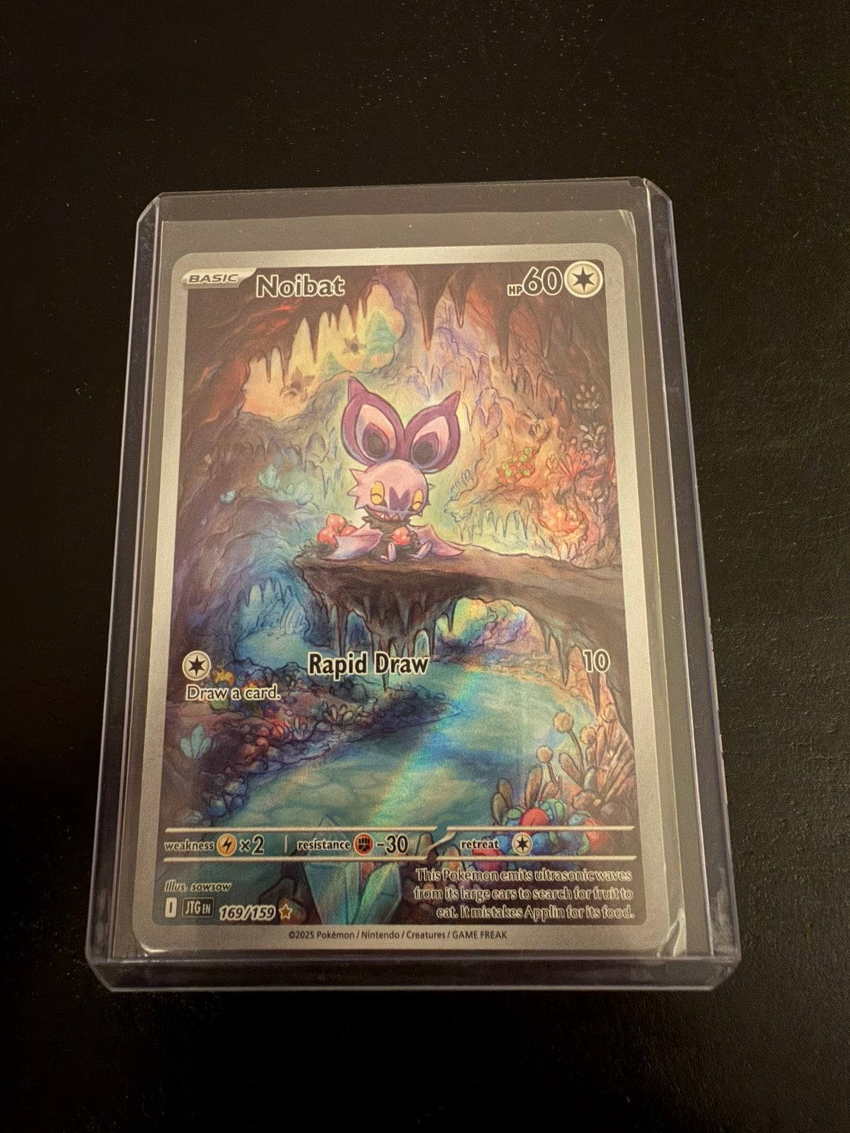 Pokemon Noibat JTG 169, Hobby en Vrije tijd, Verzamelkaartspellen | Pokémon, Ophalen of Verzenden, Zo goed als nieuw, Losse kaart