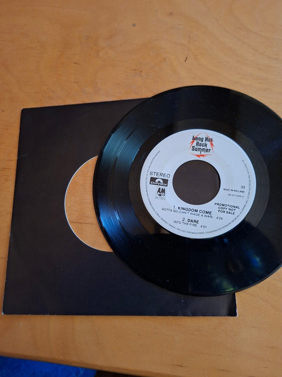 Bon Jovi - Born To Be My Baby (Single), Gebruikt, 7 inch, Promo, Ophalen of Verzenden