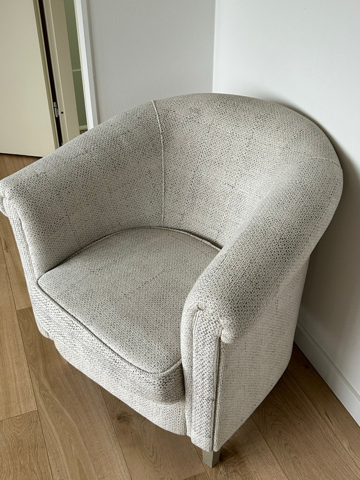 2 Riviera Maison fauteuils, Ophalen, 75 tot 100 cm, Zo goed als nieuw, 75 tot 100 cm