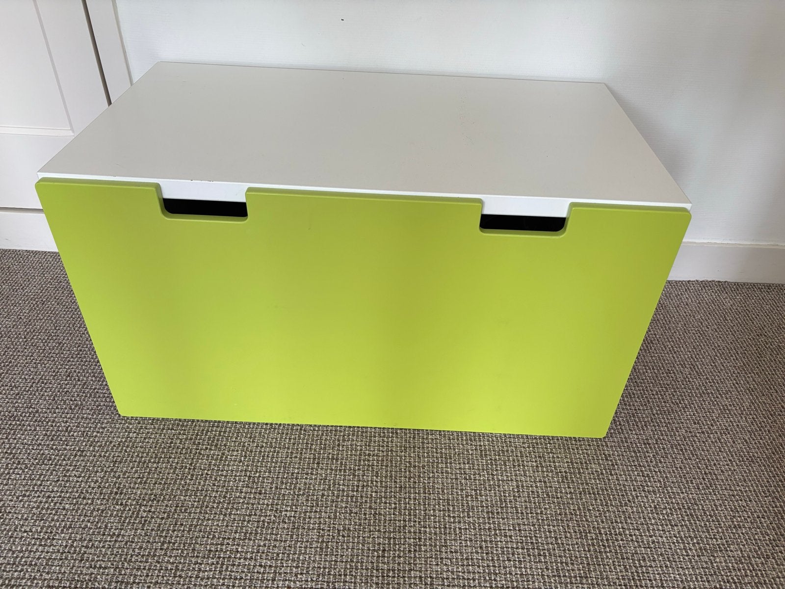 IKEA Småstad speelgoedkist - groen/wit, Ophalen, Gebruikt, Jongen of Meisje