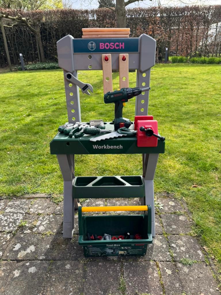 Bosch workbench met gereedschap, Ophalen of Verzenden, Gebruikt
