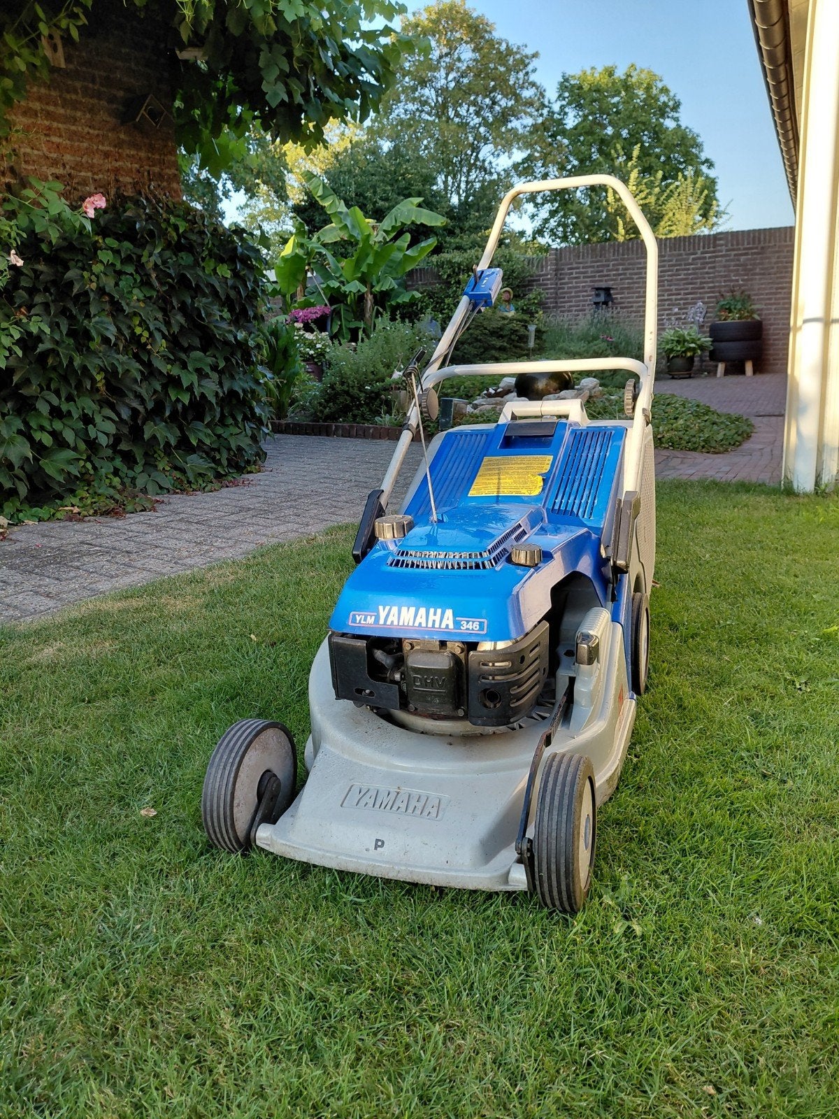 YLM YAMAHA 346 GRASMAAIER TE KOOP MAAIBREETE 46 CM, Tuin en Terras, Ophalen, Gebruikt