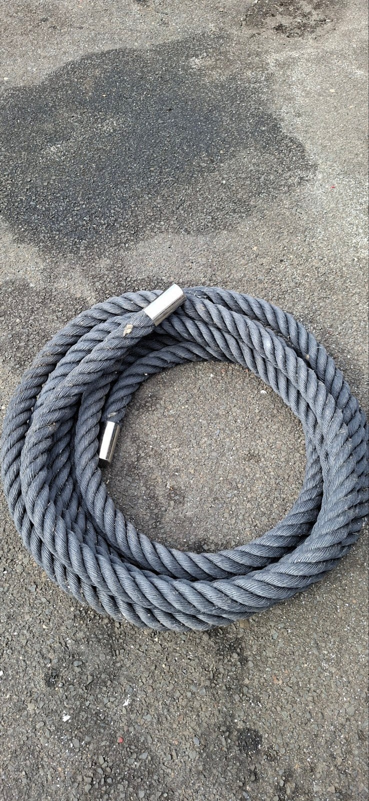 Kabelaring 12 meter voor sloep, Ophalen, Nieuw, Lijn of Blok