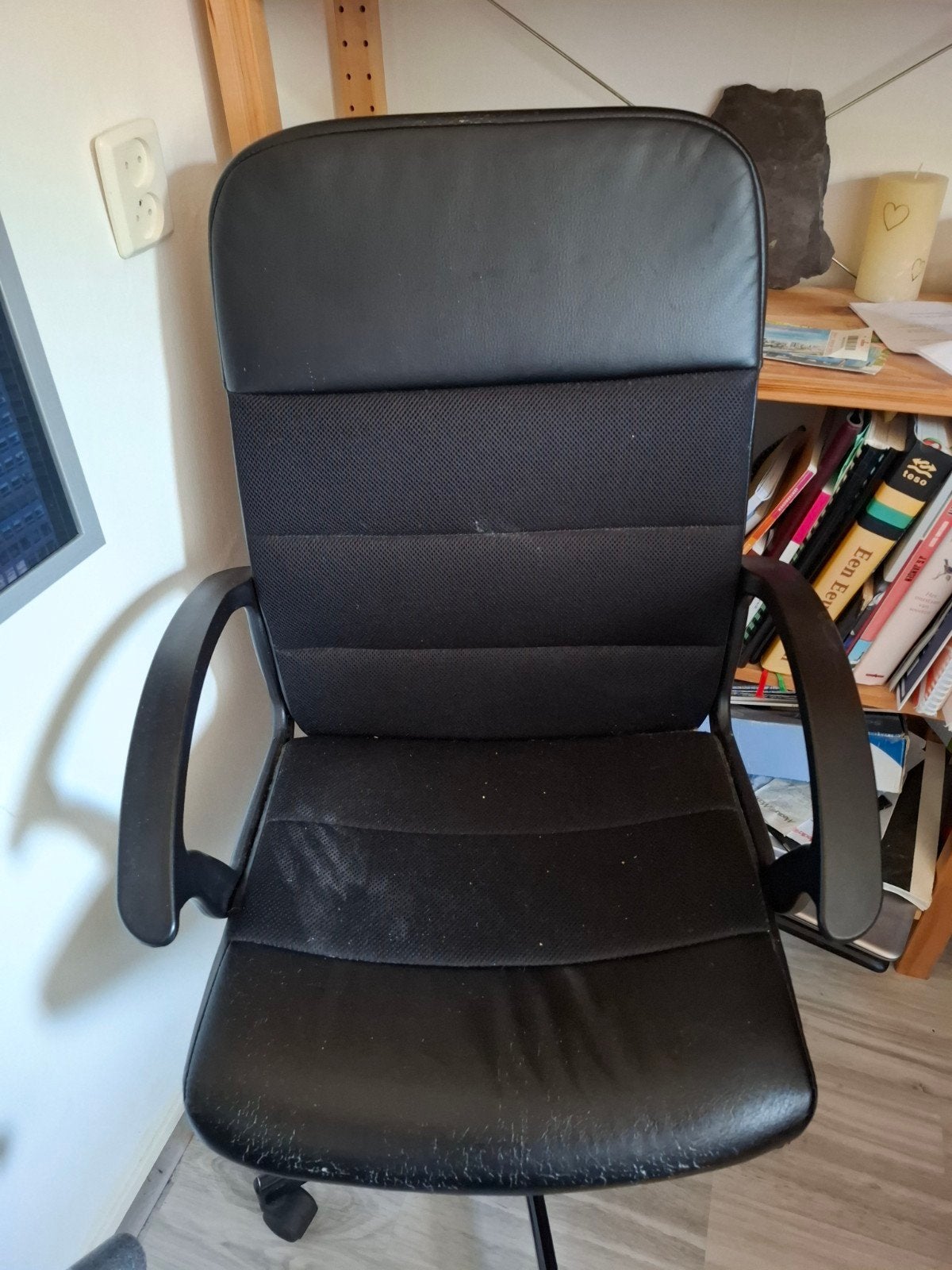 IKEA FINGAL Bureaustoel - Zwart, Gebruikt, Ophalen of Verzenden, Gebruikt, Zwart, Bureaustoel