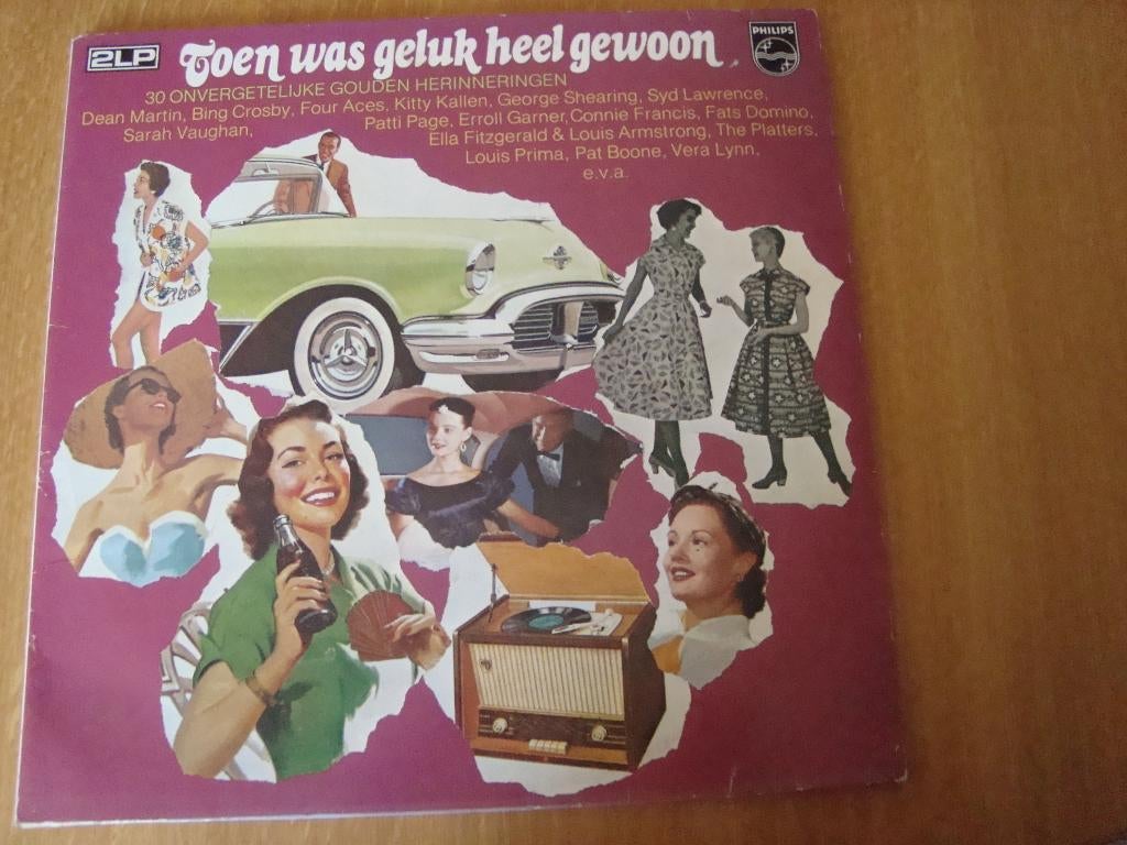 Toen was geluk heel gewoon dubbel lp, Ophalen of Verzenden, Zo goed als nieuw, 12 inch, Levenslied of Smartlap
