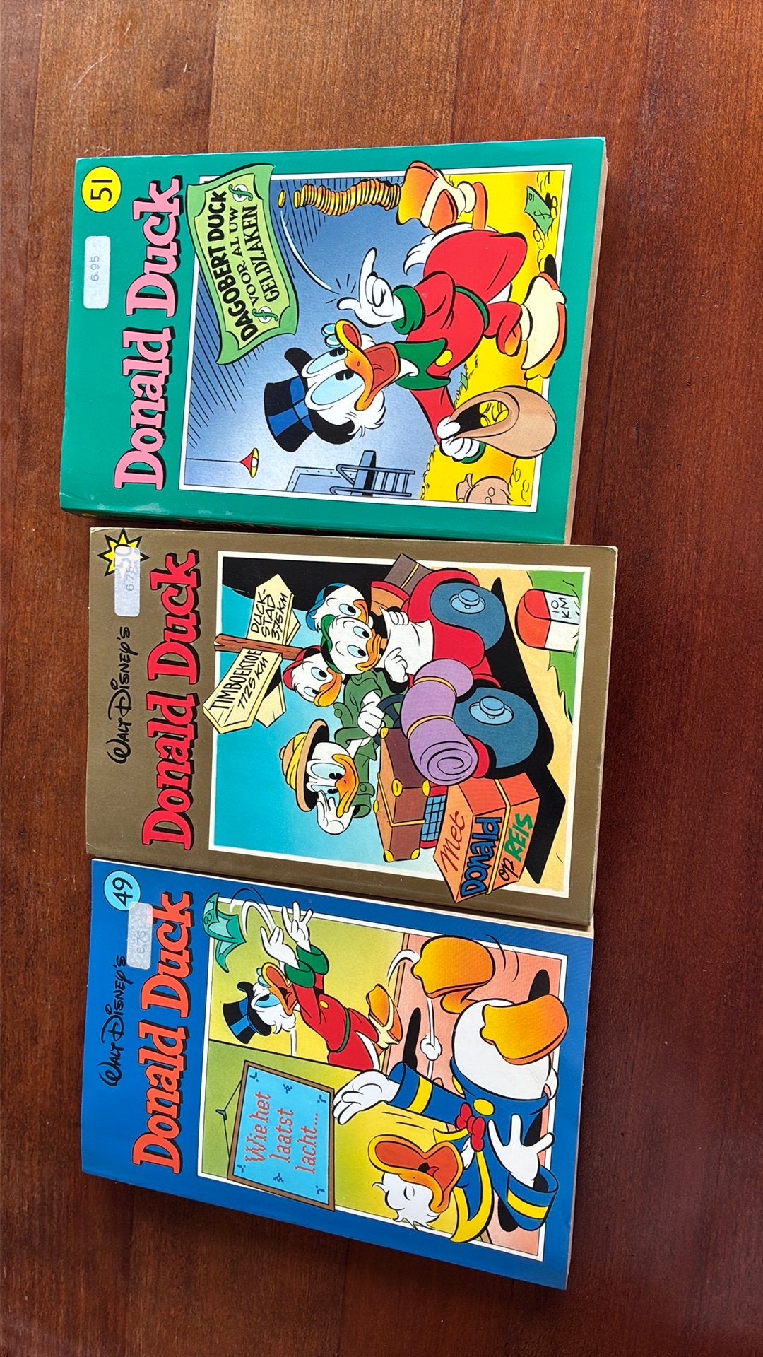 3 Donald Duck pockets nr 49 - 50 en 51, Walt Disney, Europa, Ophalen of Verzenden, Zo goed als nieuw