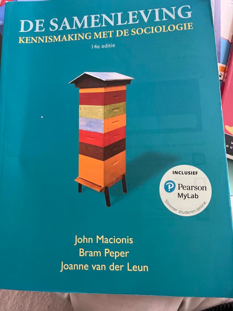 De Samenleving: Kennismaking met de Sociologie (HBO), Boeken, Ophalen, Gamma, Zo goed als nieuw, HBO