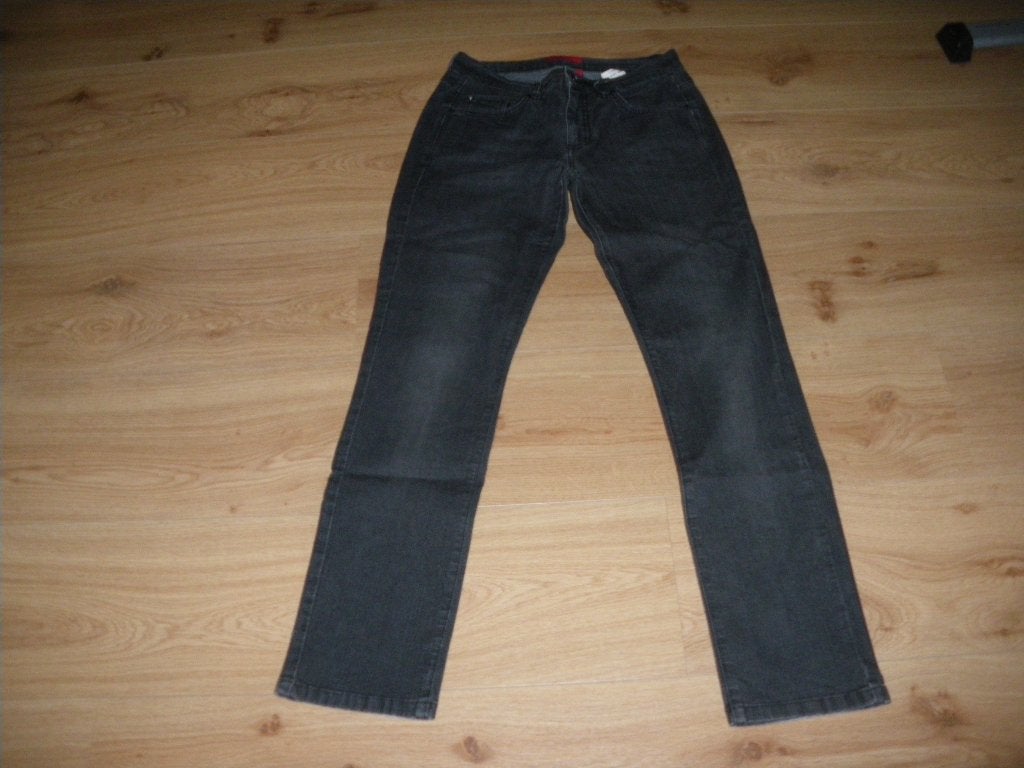 hele mooie zwarte spijkerbroek siersteentjes smal angels, Kleding | Dames, Ophalen of Verzenden, Zo goed als nieuw, Zwart, W28 - W29 (confectie 36)