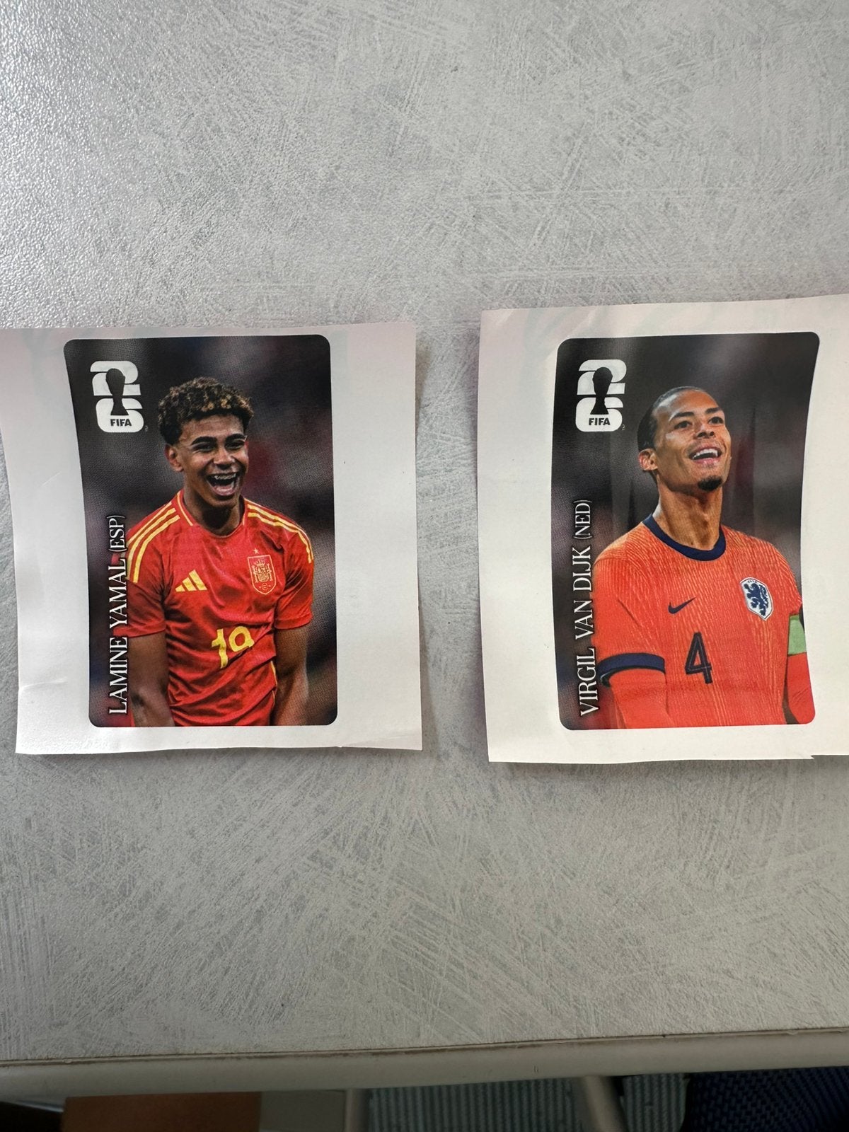 Wk coco cola serie, Lamine Yamal en Virgil Van Dijk, Verzenden, Nieuw, Buitenlandse clubs