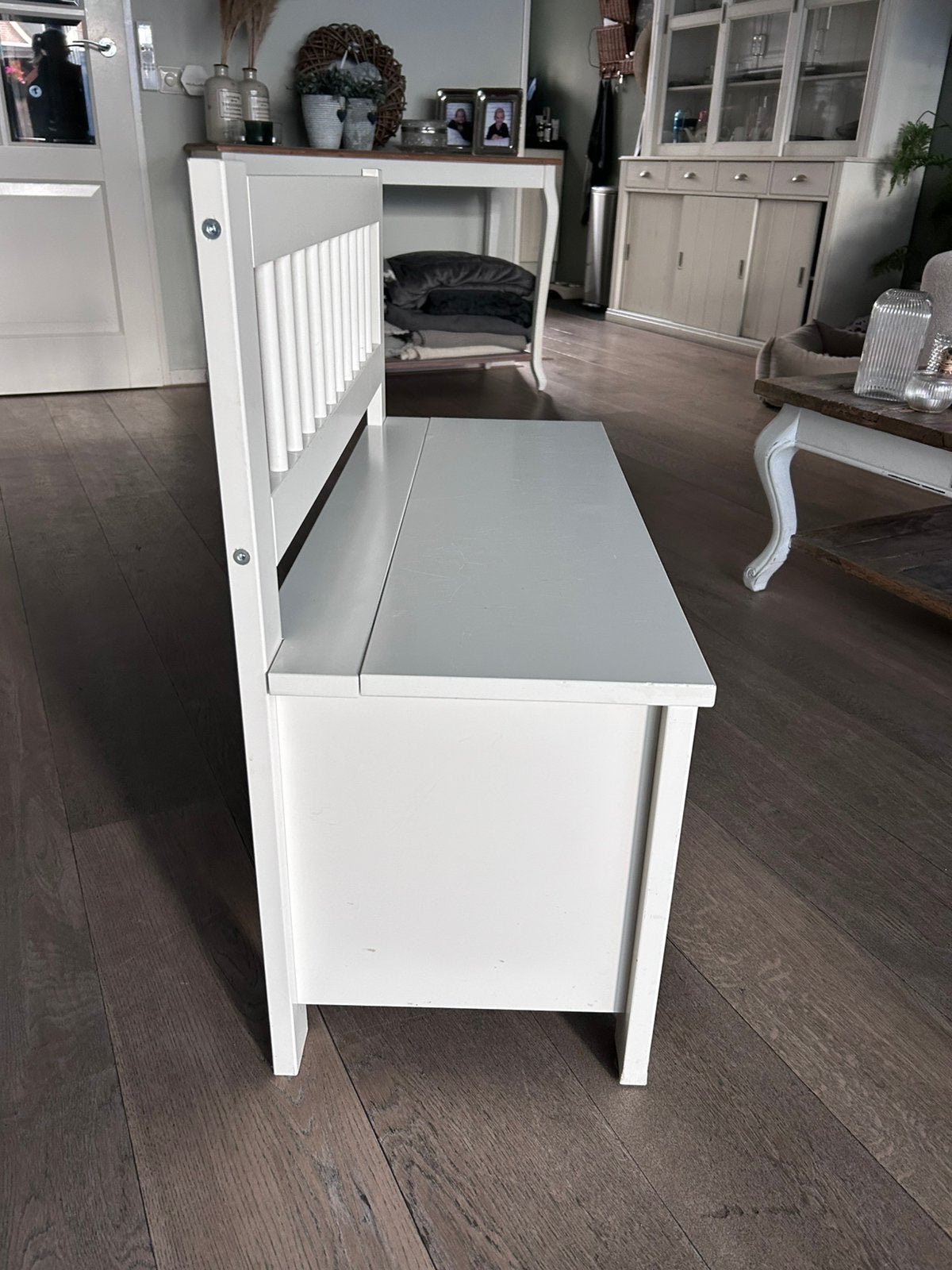 ikea hemnes opbergbankje, Tuin en Terras, Ophalen, Gebruikt, Hout