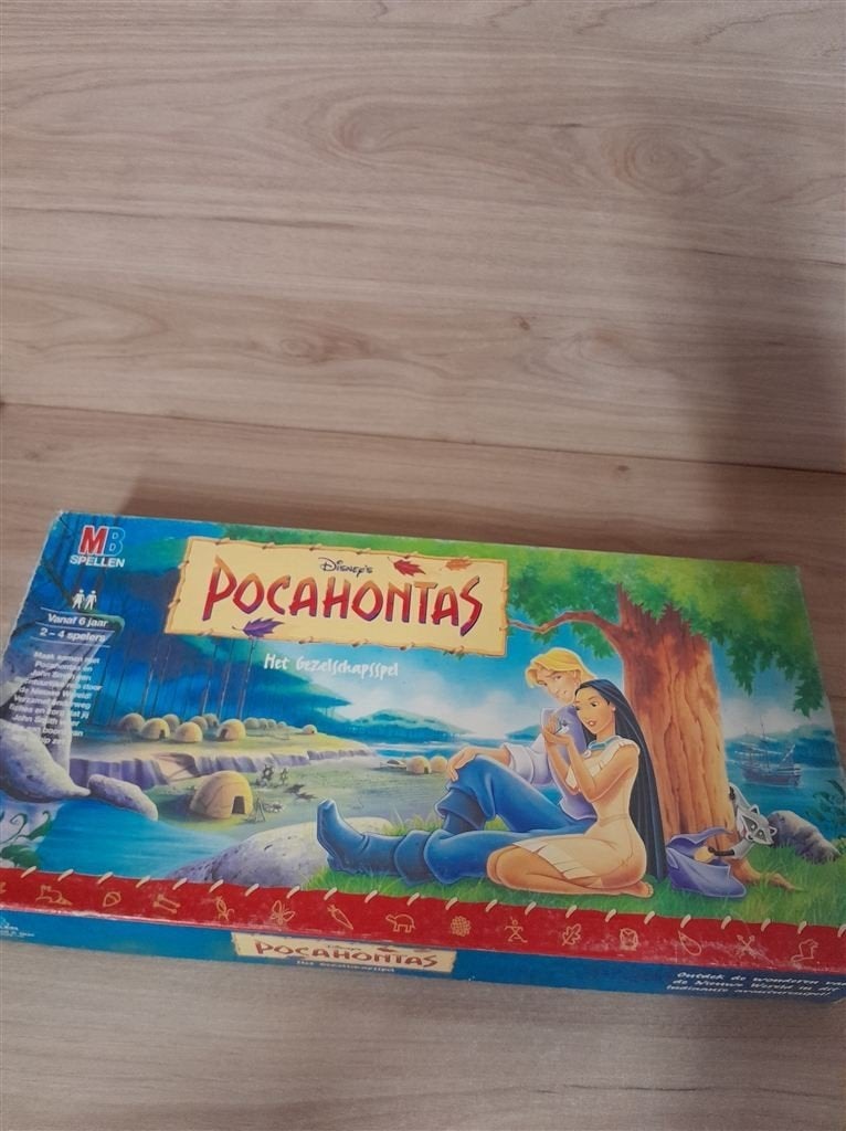 Disney Pocahontas het gezelschapsspel - s5167, Verzenden, Zo goed als nieuw