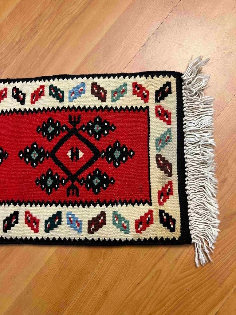 Vintage kelim kleed met ingestikte yoga mat 62/30 cm, Minder dan 50 cm, Gebruikt, 50 tot 100 cm, Etten-Leur